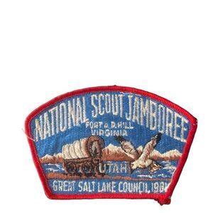 Vintage Boy Scouts Scout Salt Lake Council 81 National Scout Jamboree Utah Patch
